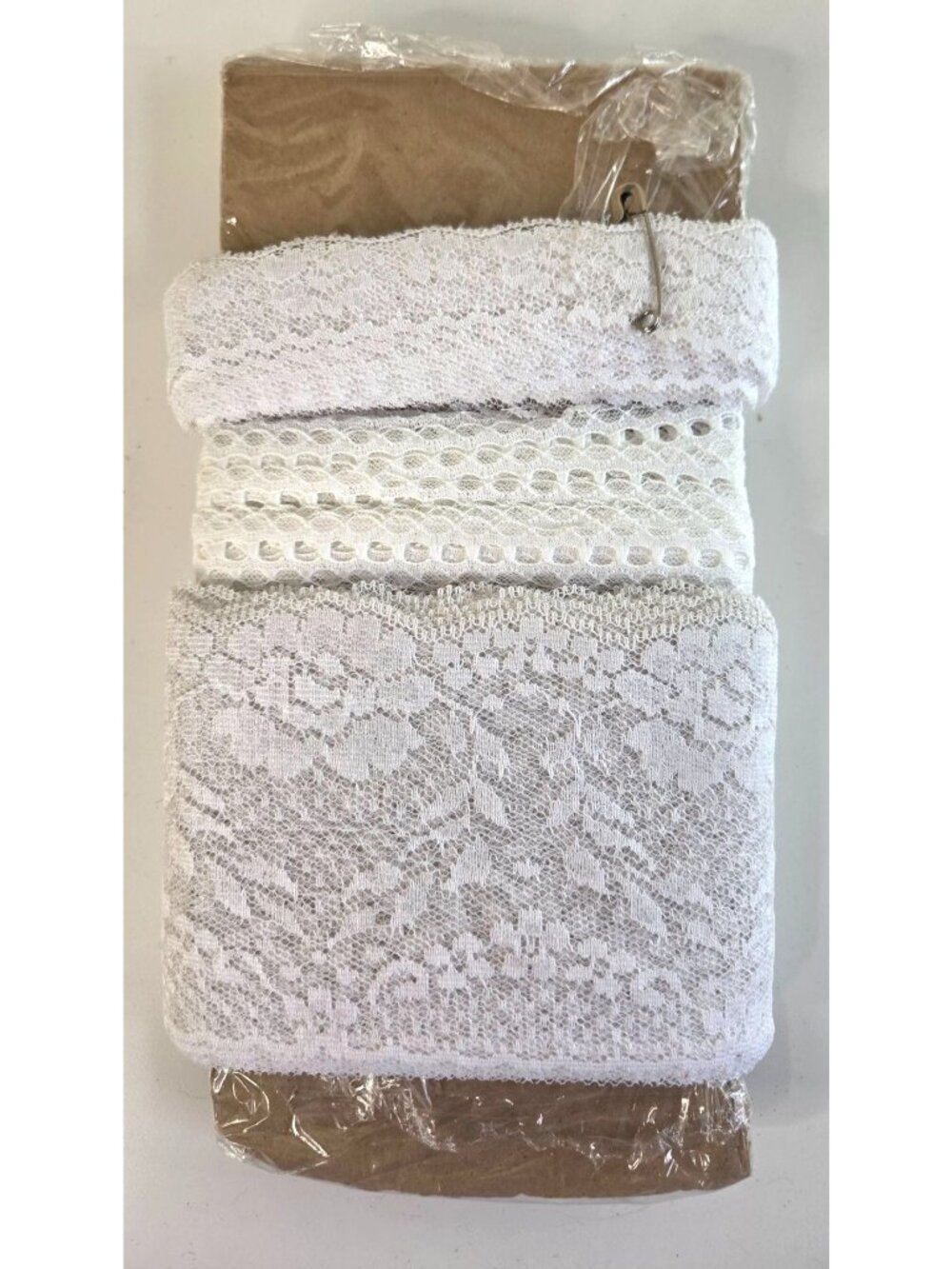 Vintage White Lace Trim In Floral And Geometric Patterns 3 Different Styles
